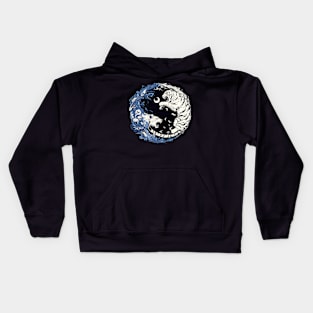 yin yang Kids Hoodie